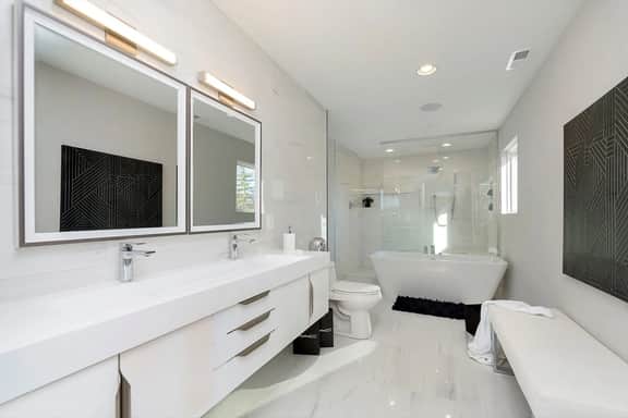 Modern Pool Home Bedroom 1