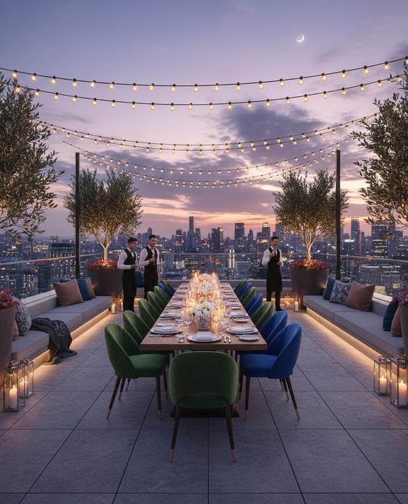 Terrace Under the Stars
